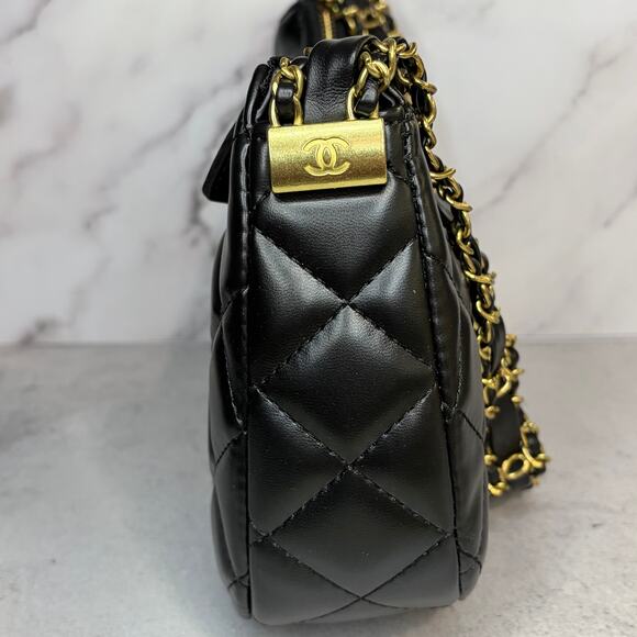 Chanel GWP Quilted Black Chain Shoulder Bag • New in Box - Picture 8 of 14